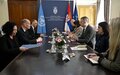 SRSG Peter Due Concludes First Official Visit to Belgrade, Emphasizes Dialogue and Engagement