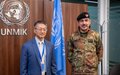 DSRSG & OiC UNMIK Shin receives newly appointed DCOM KFOR Brigadier General Collina
