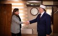 SRSG Ziadeh met with Grand Mufti Tërnava at the Islamic Community of Kosovo Headquarters in Pristina