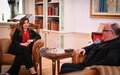 SRSG Ziadeh Meets with Bishop Dodë Gjergji in Pristina