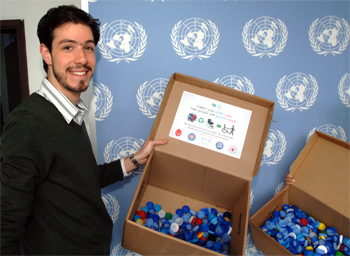 plastic bottle caps for charity