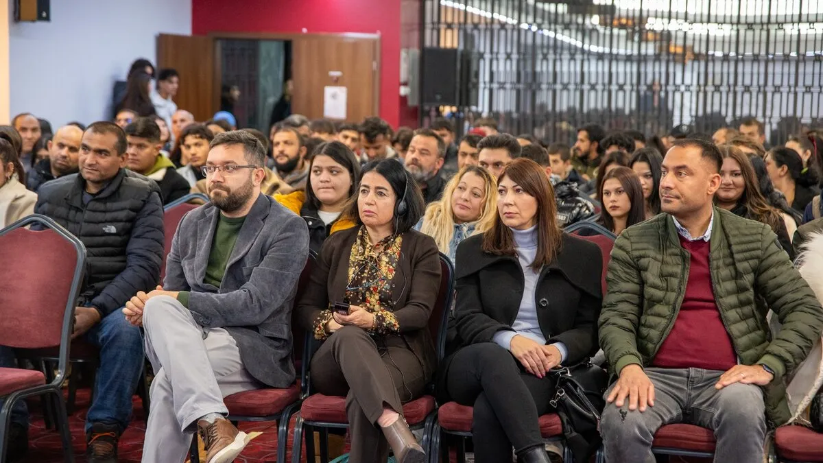 Audience watching the event