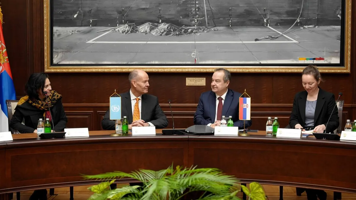 Due meeting Serbian officials