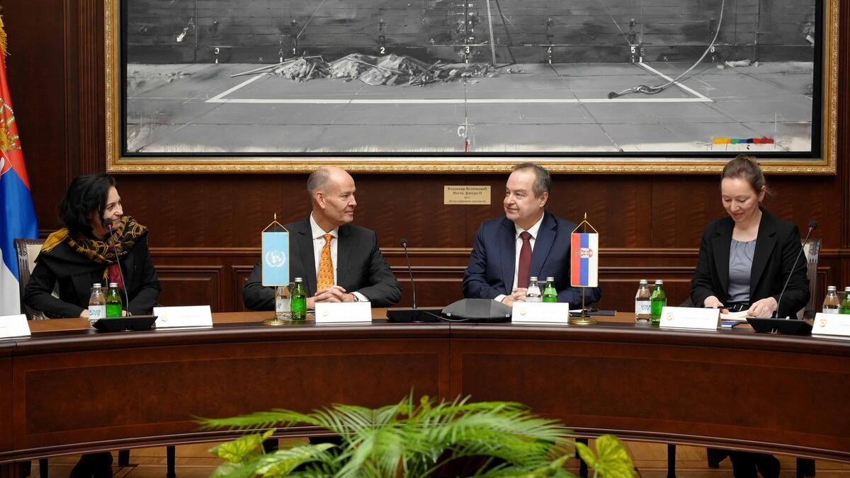 Due meeting Serbian officials