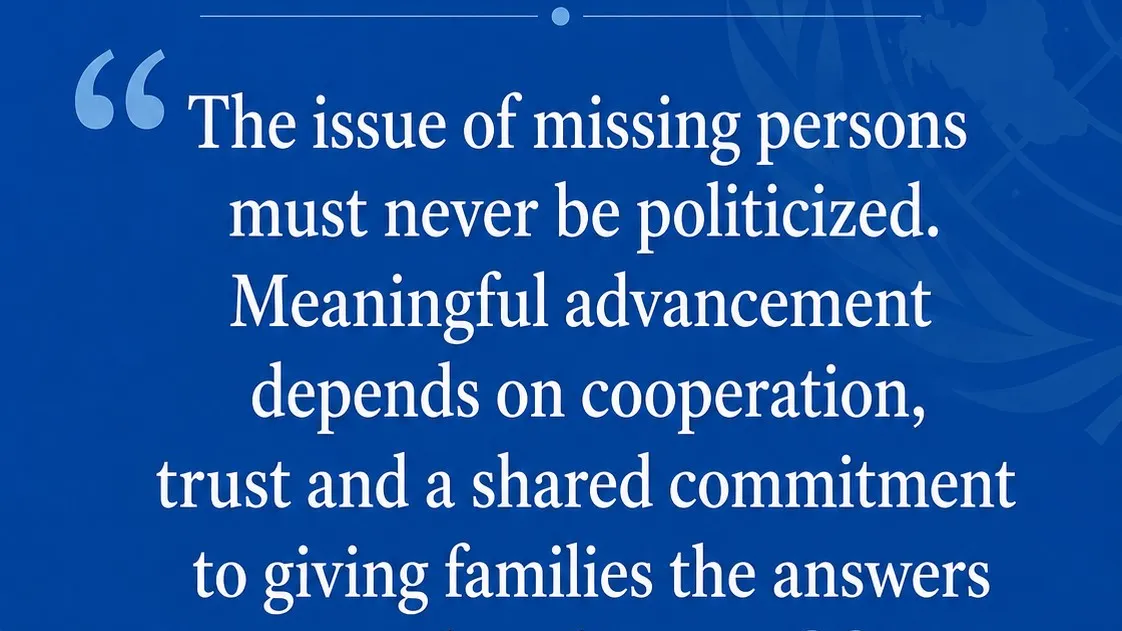 SRSG Peter N. Due quote