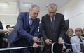 SRSG Tanin inaugurates a courtroom in North Mitrovica, followed by presentation of the justice survey and a discussion 