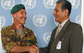 Italian National Intelligence Cell Commander, Colonel Vittorio Russo visits UNMIK HQ
