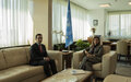 SRSG Ziadeh meets the Head of the Belgian Diplomatic Office in Kosovo Mr. Julien Sassel