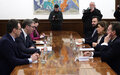 SRSG Ziadeh meets with leaders during Belgrade trip