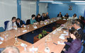 SRSG Tanin meets local officials in Mitrovica