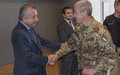 UNMIK Chief receives new KFOR Commander, Major General Giovanni Fungo 