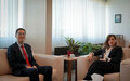 SRSG ZIADEH MEETS THE HEAD OF OFFICE OF THE PEOPLE’S REPUBLIC OF CHINA IN PRISTINA
