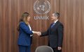 SRSG Ziadeh meets the Minister of Defense of the Republic of Moldova