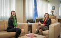 SRSG Ziadeh meets with the Danish Refugee Council Director for Kosovo