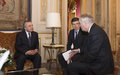 SRSG Tanin meets French Foreign Minister in Paris, discusses situation in Kosovo