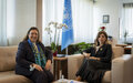 SRSG Ziadeh meets with the Head of the Liaison Office of Greece Chryssoula Aliferi 