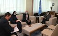 SRSG Ziadeh meets the Head of the ICRC Mission in Kosovo, Mr. Agim Gashi