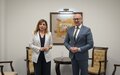 SRSG Ziadeh Meets with the Minister for Communities and Returns, Mr. Goran Rakić