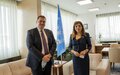  SRSG Ziadeh meets with the Head of the Liaison Office of Romania, Mr. Daniel Onișor