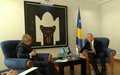 SRSG Tanin Meets Prime Minister of Kosovo, Ramush Haradinaj