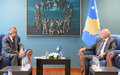 SRSG Tanin Meets with Prime Minster of Kosovo