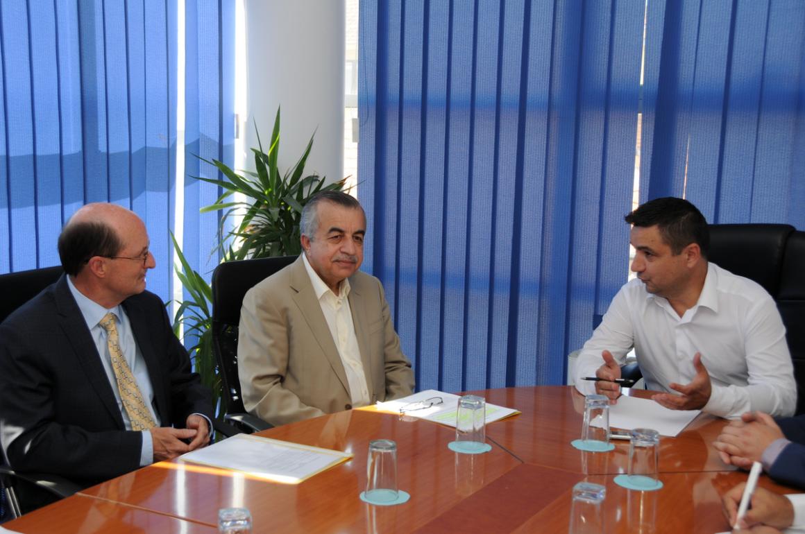 SRSG Zahir Tanin(left), DSRSG Christopher Coleman(left)  meeting with Mayor Vladeta Kostić (right), 2016©UNMIK Photo by: Arton Muçolli
